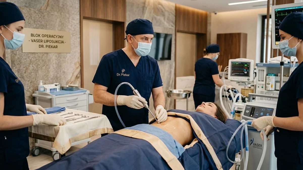 VASER liposukcja — precyzyjne modelowanie sylwetki w Klinice Dr. Piekar