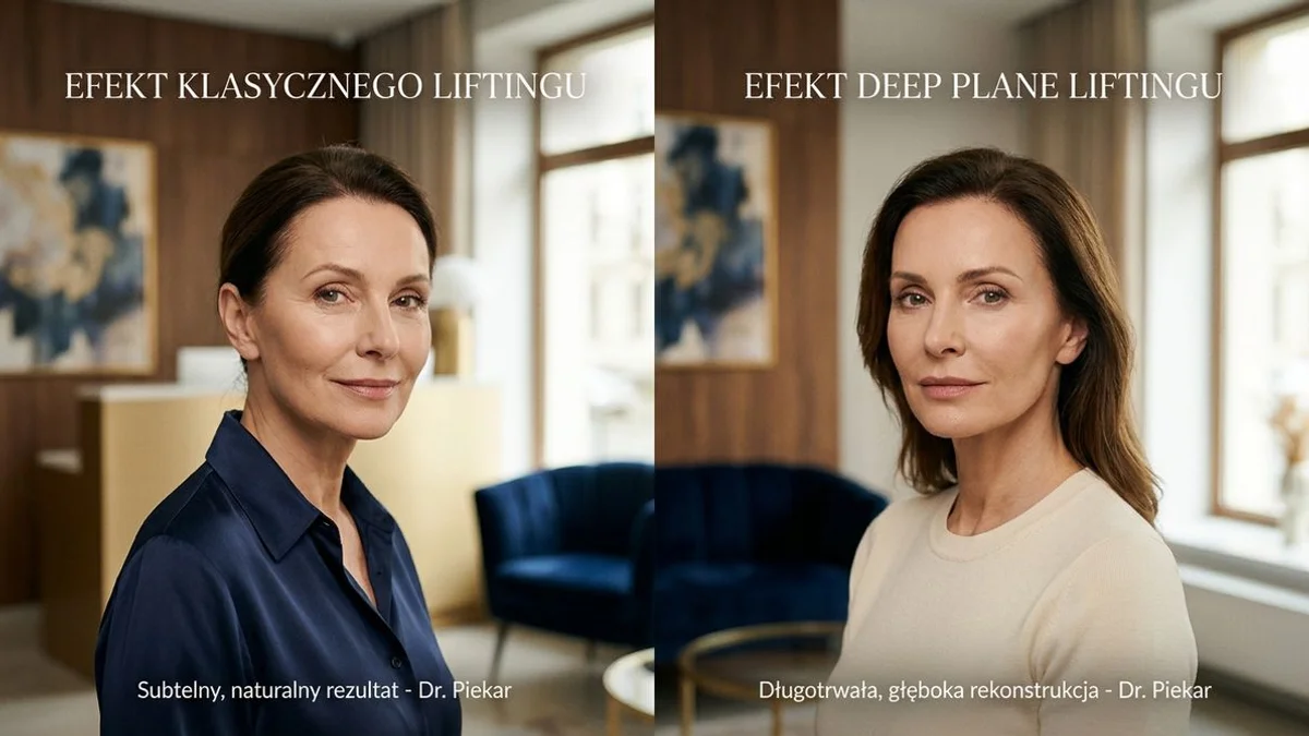 Porównanie efektów klasycznego liftingu vs Deep Plane