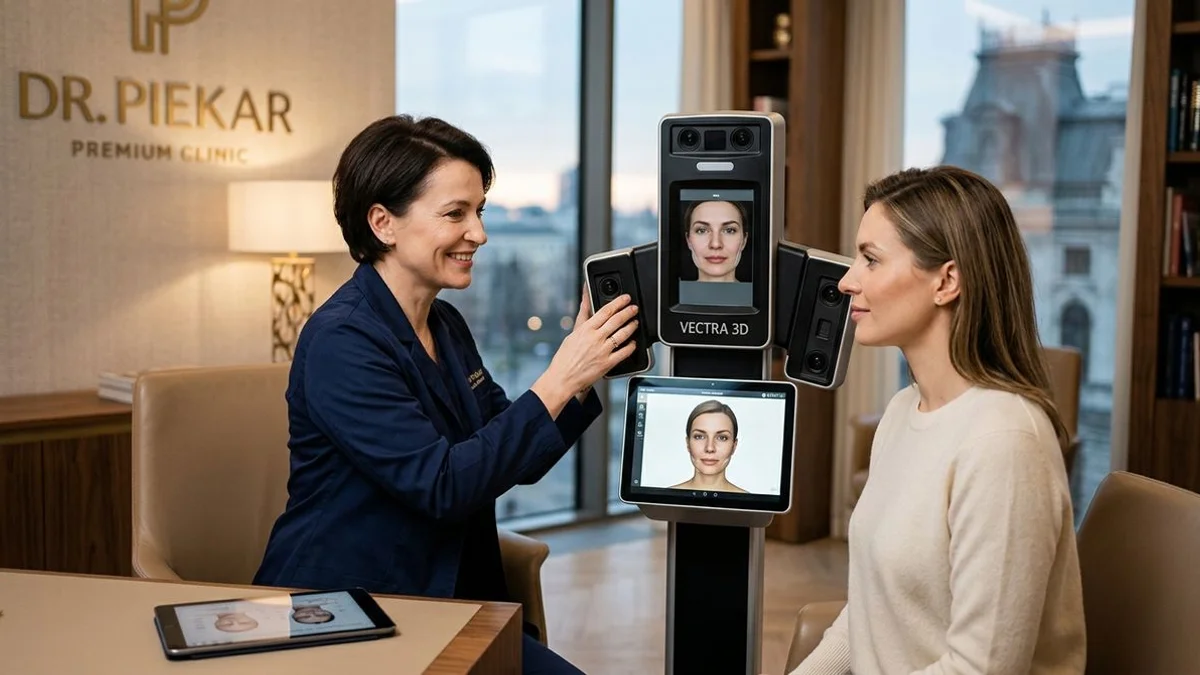 Konsultacja chirurgii plastycznej twarzy z systemem VECTRA 3D