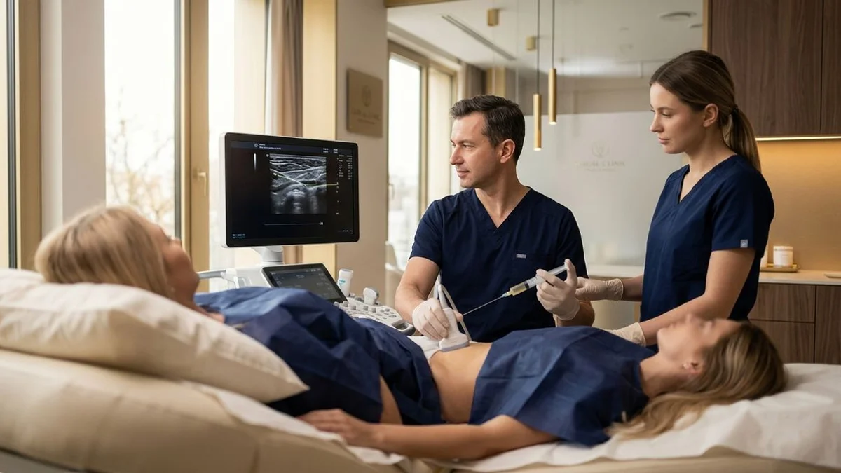 BBL z ultrasonograficzną kontrolą głębokości iniekcji w Klinice Dr. Piekar